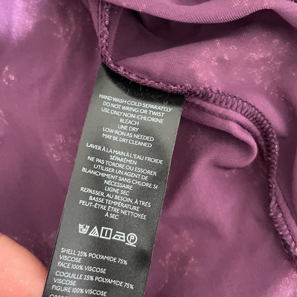 Anthropologie Pilcro Purple Velour Floral Buttoned Relaxed Blouse - Picture 13 of 14